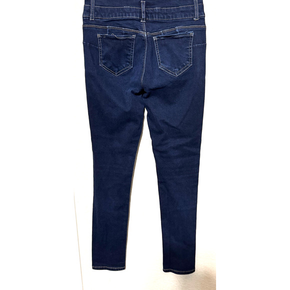 IBIZA SWS Denim Jeans Juniors Size 7 Blue Skinny Leg High Rise Pushup shaping - Picture 4 of 7